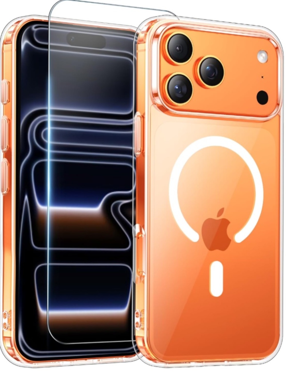 🇨🇦🇨🇦Temdan for iPhone 17 Pro Case Clear with Screen Protector